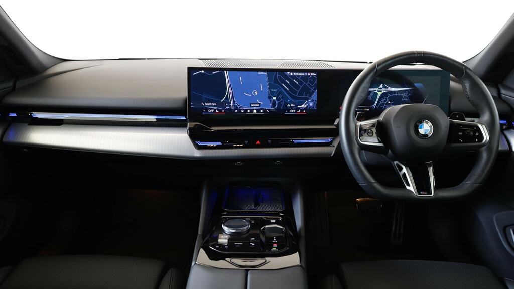 BMW 5 Series 520I M Sport BP24RYW Black #4