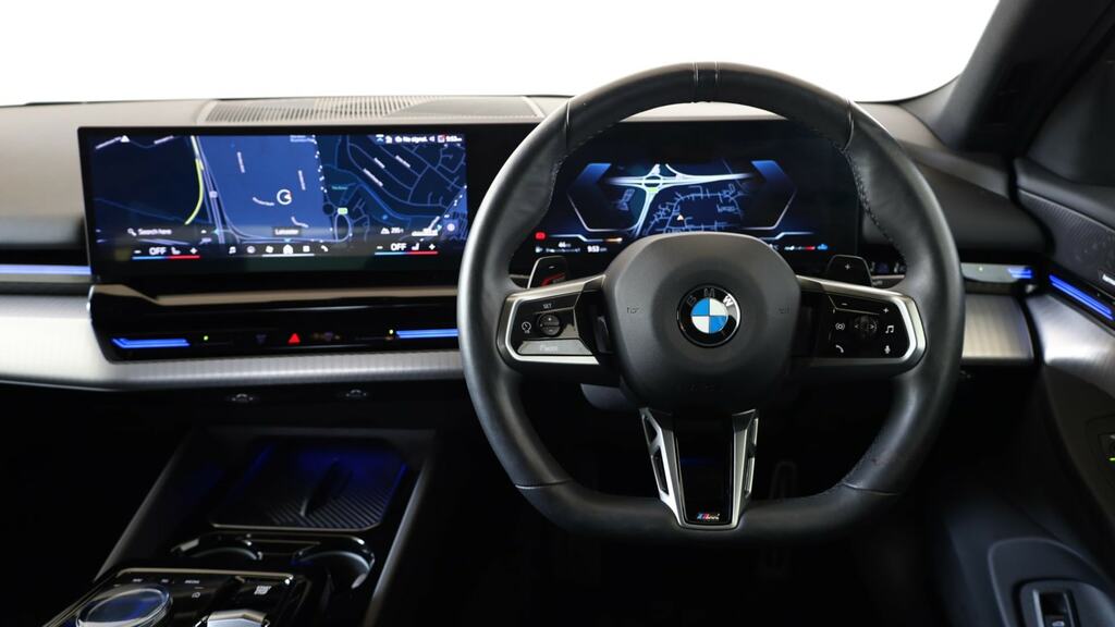 BMW 5 Series 520I M Sport BP24RYW Black #5