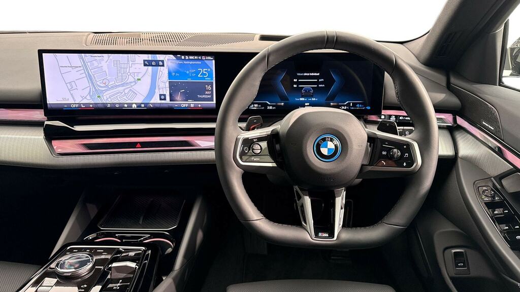 BMW 5 Series 550E Xdrive M Sport Pro Tech Plus YK25JRF Black #5