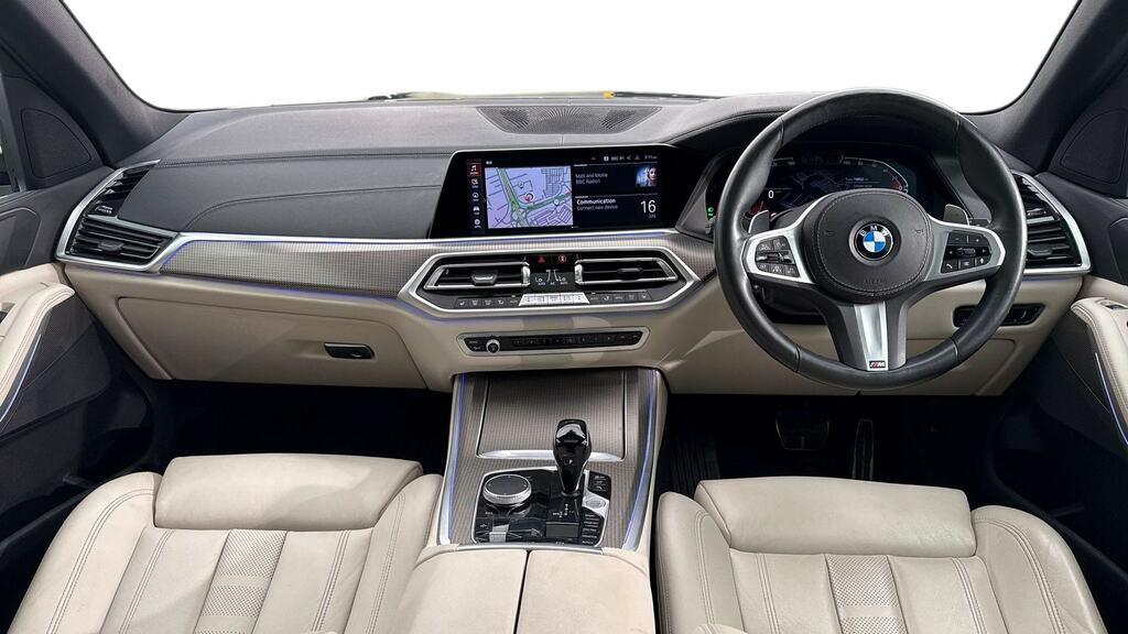 BMW X5 Xdrive30d Mht M Sport 7 Seat Tecpro Pk AJ22ONO Black #4