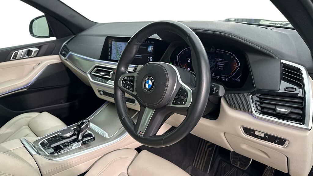 BMW X5 Xdrive30d Mht M Sport 7 Seat Tecpro Pk AJ22ONO Black #6