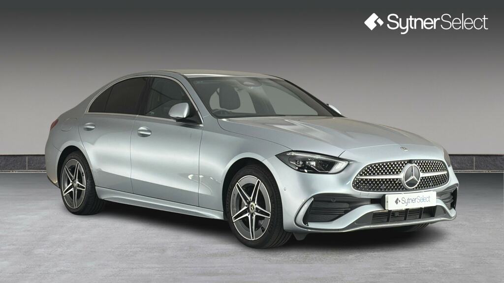 Mercedes-Benz C Class C300e Amg Line 9G-tronic Silver