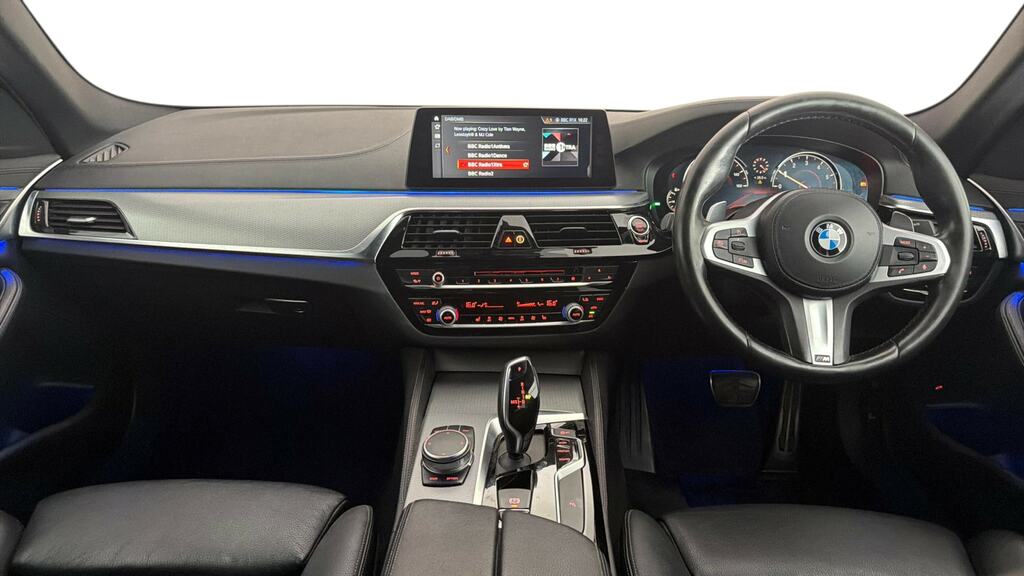 BMW 5 Series 540I Xdrive M Sport YH18HAO Blue #6