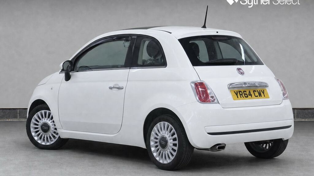 Fiat 500 1.2 Lounge Start Stop YR64CWY White #3
