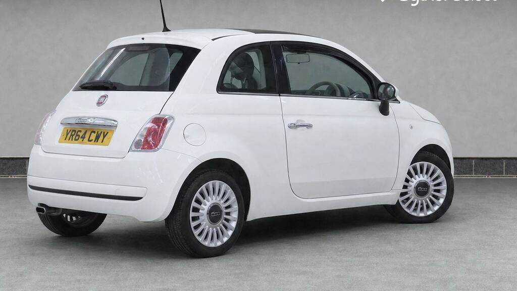Fiat 500 1.2 Lounge Start Stop YR64CWY White #4