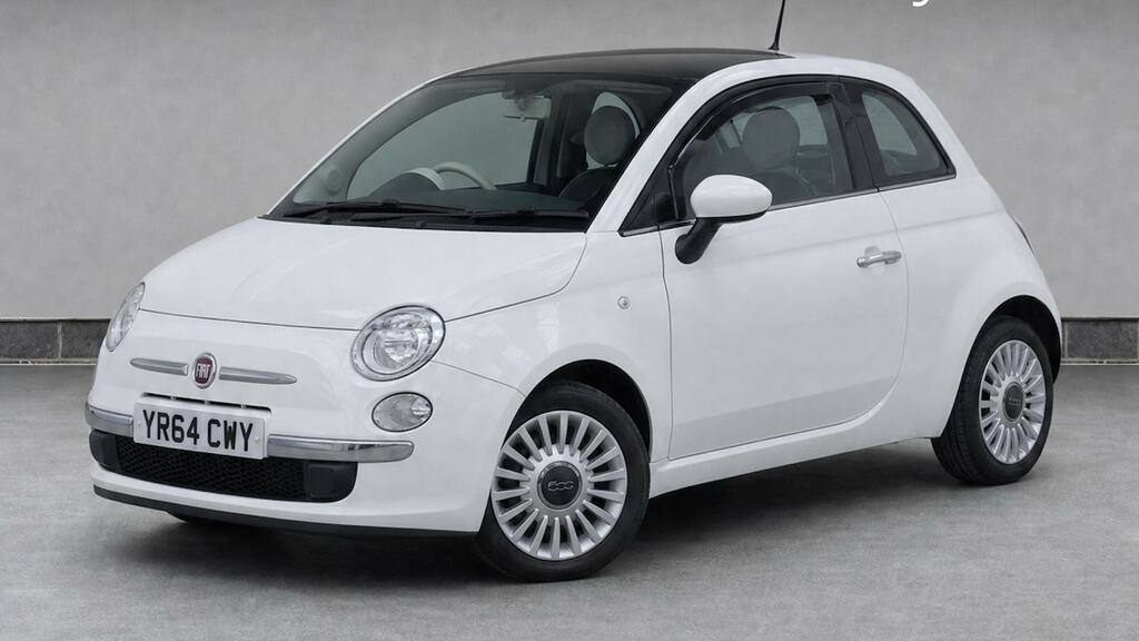 Fiat 500 1.2 Lounge Start Stop YR64CWY White #2