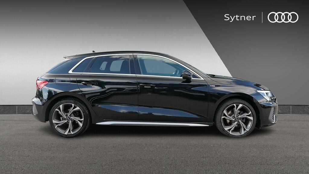 Audi A3 30 Tfsi S Line YE23FCJ Black #4