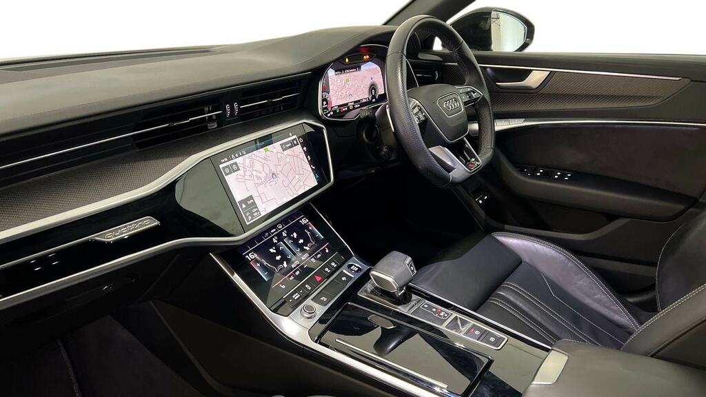 Audi A6 Saloon 50 Tfsi E 17.9Kwh Quattro Black Edition S Tron YD73CVL Grey #2