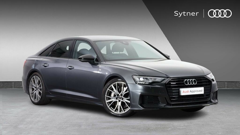 Audi A6 Saloon 50 Tfsi E 17.9Kwh Quattro Black Edition S Tron Grey