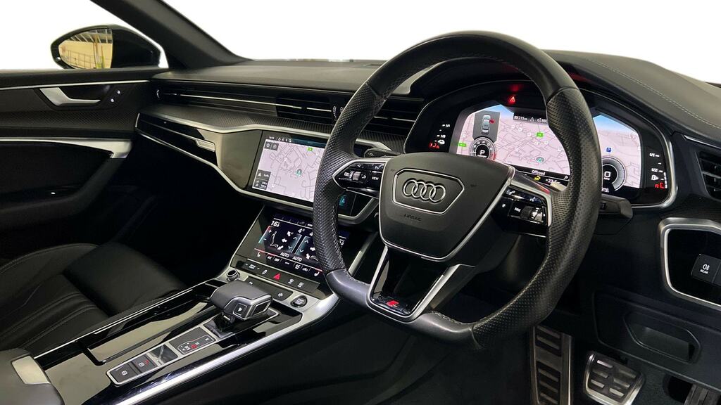 Audi A6 Saloon 50 Tfsi E 17.9Kwh Quattro Black Edition S Tron YD73CVL Grey #6
