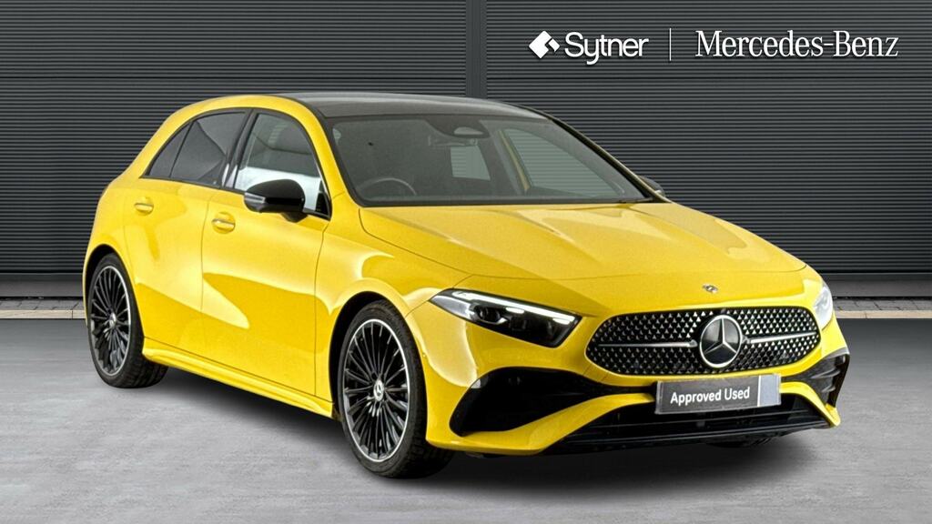 Mercedes-Benz A Class A200 Exclusive Launch Edition Yellow