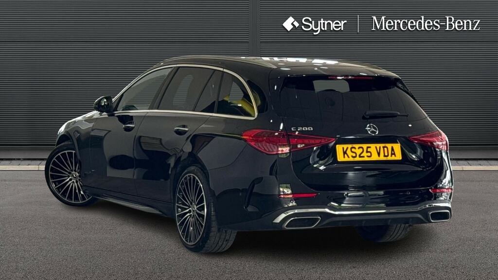 Mercedes-Benz C Class C200 Amg Line Premium Plus 9G-tronic KS25VDA Black #2