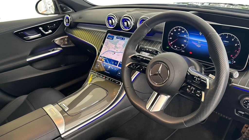Mercedes-Benz C Class C200 Amg Line Premium Plus 9G-tronic KS25VDA Black #3