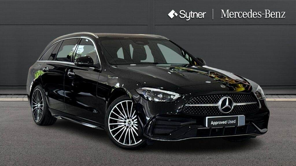 Mercedes-Benz C Class C200 Amg Line Premium Plus 9G-tronic Black