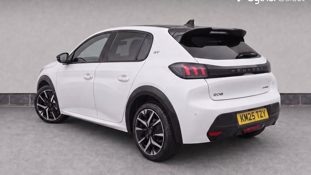 Peugeot 208 1.2 Hybrid 100 Gt E-dsc6 KM25TZY White #3