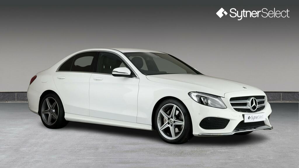 Mercedes-Benz C Class C200 Amg Line 9G-tronic White
