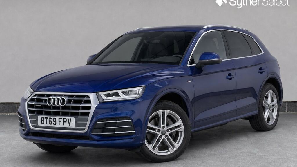 Audi Q5 45 Tfsi Quattro S Line S Tronic BT69FPV Blue #2