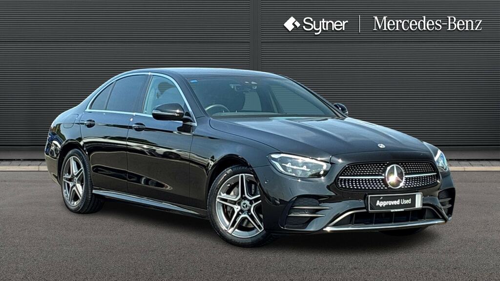 Mercedes-Benz E Class E220d 200 Amg Line 9G-tronic Black