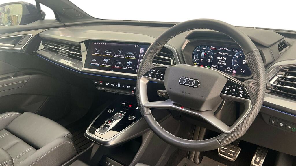 Audi Q4 E Tron 210Kw 45 Quattro 82Kwh S Line Lthtech BJ25NCU Blue #6