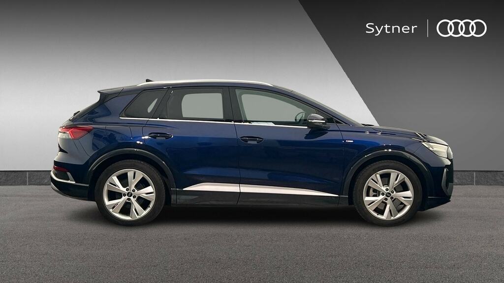 Audi Q4 E Tron 210Kw 45 Quattro 82Kwh S Line Lthtech BJ25NCU Blue #4