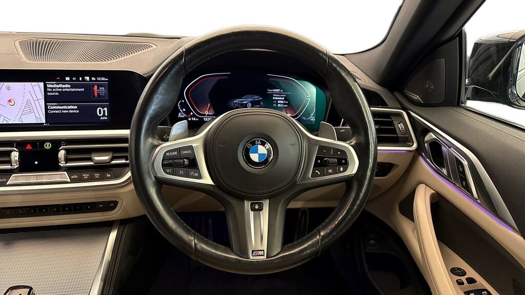 BMW 4 Series Gran Coupe 430D Xdrive Mht M Sport Step Pro Pack LD22VBO Black #5