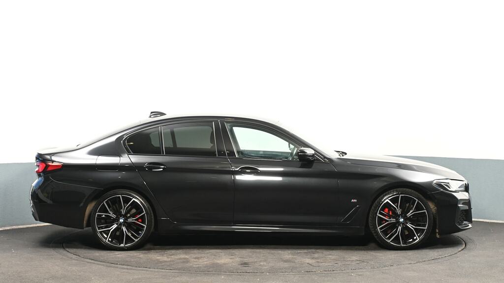 BMW 5 Series 520D Xdrive Mht M Sport Step Pro Pack HJ23OBZ Black #3