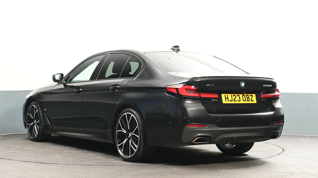 BMW 5 Series 520D Xdrive Mht M Sport Step Pro Pack HJ23OBZ Black #2