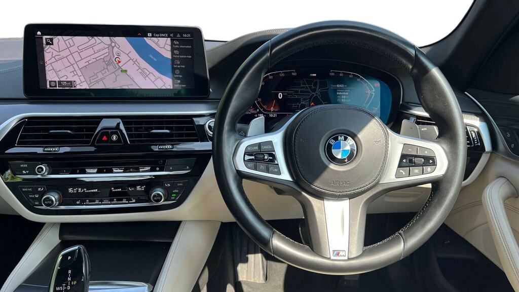 BMW 5 Series 530D Xdrive Mht M Sport BC70VAY Blue #5