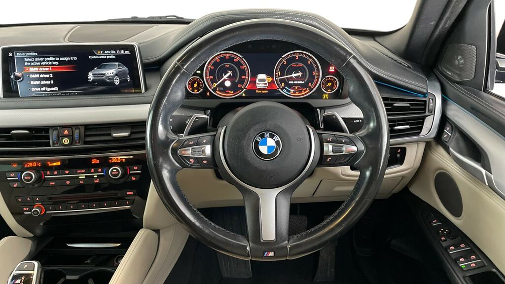 BMW X6 M50d 4Wd White #8