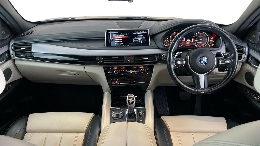 BMW X6 Xdrive M50d Black #6
