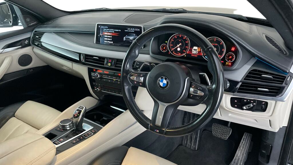 BMW X6 M50d 4Wd White #9