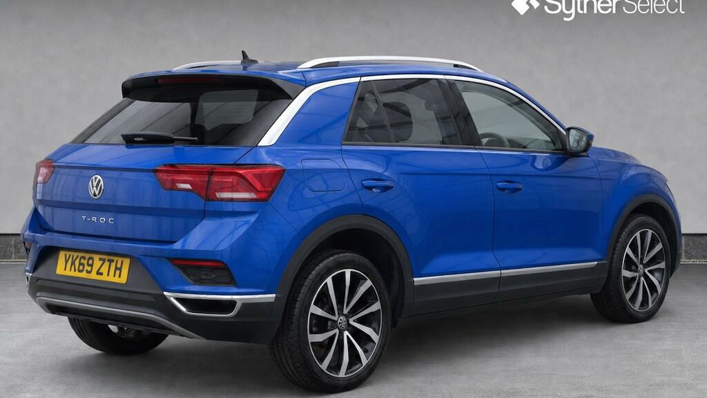 Volkswagen T-Roc 1.5 Tsi Evo Se YK69ZTH Blue #4