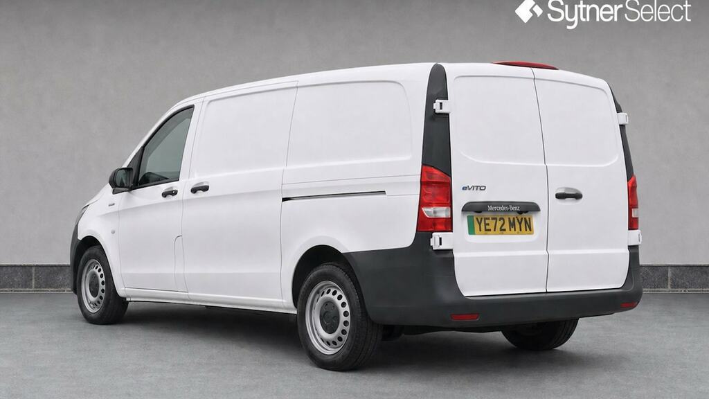 Mercedes-Benz eVito 85Kw 66Kwh Progressive Van White #3