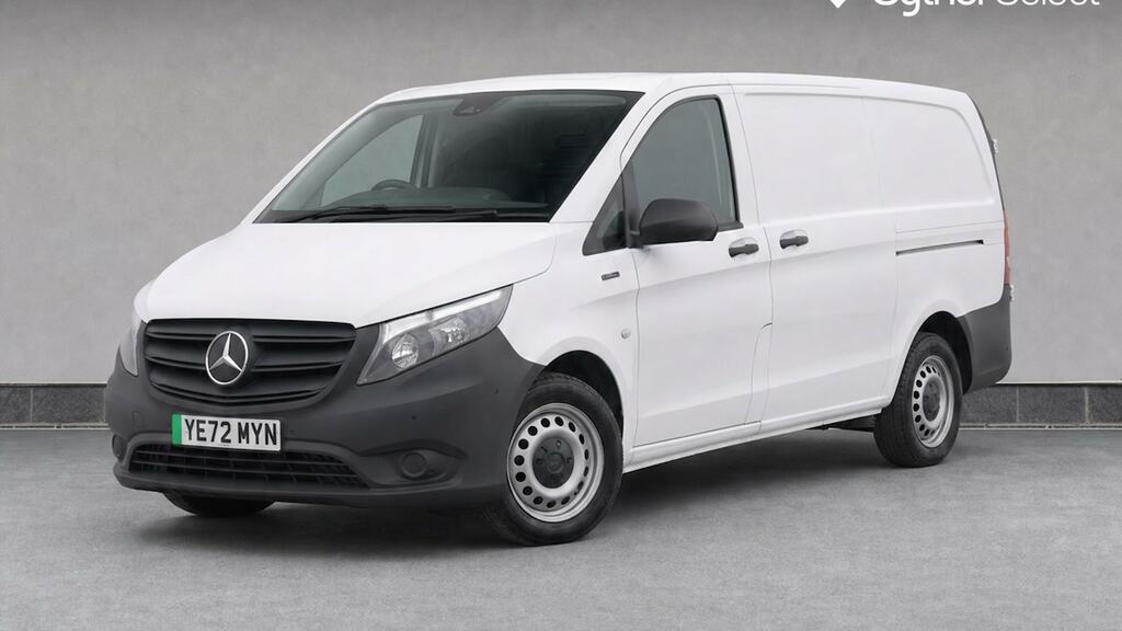 Mercedes-Benz eVito 85Kw 66Kwh Progressive Van White #2