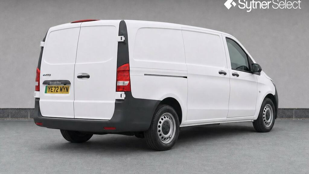 Mercedes-Benz eVito 85Kw 66Kwh Progressive Van White #4