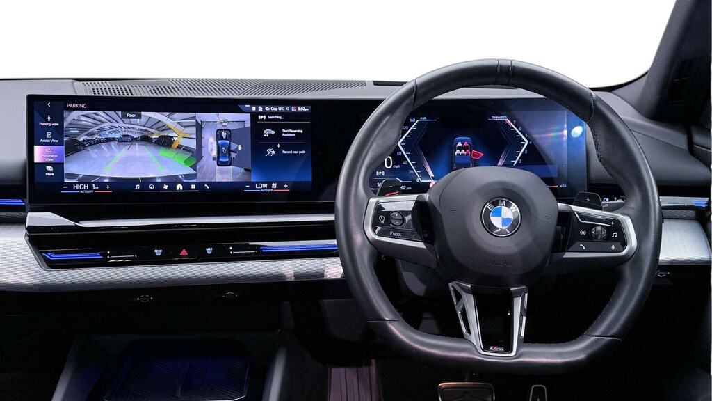 BMW 5 Series 520I M Sport Pro Tech Plus YA74SCZ Black #5