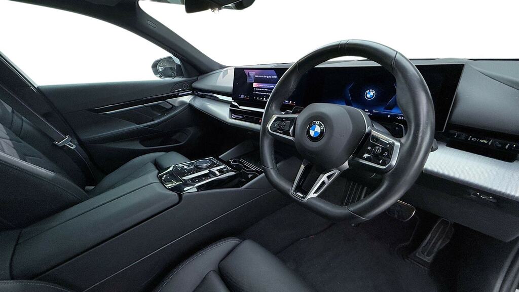 BMW 5 Series 520I M Sport Pro Tech Plus YA74SCZ Black #6