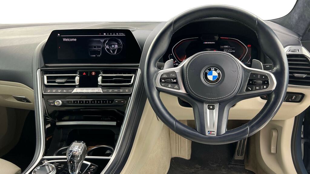BMW 8 Series Gran Coupe M850i Xdrive Blue #4