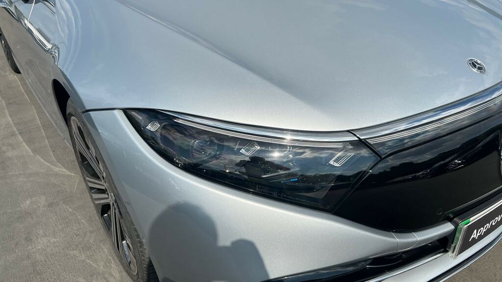 Mercedes-Benz EQS Hatchback White #18