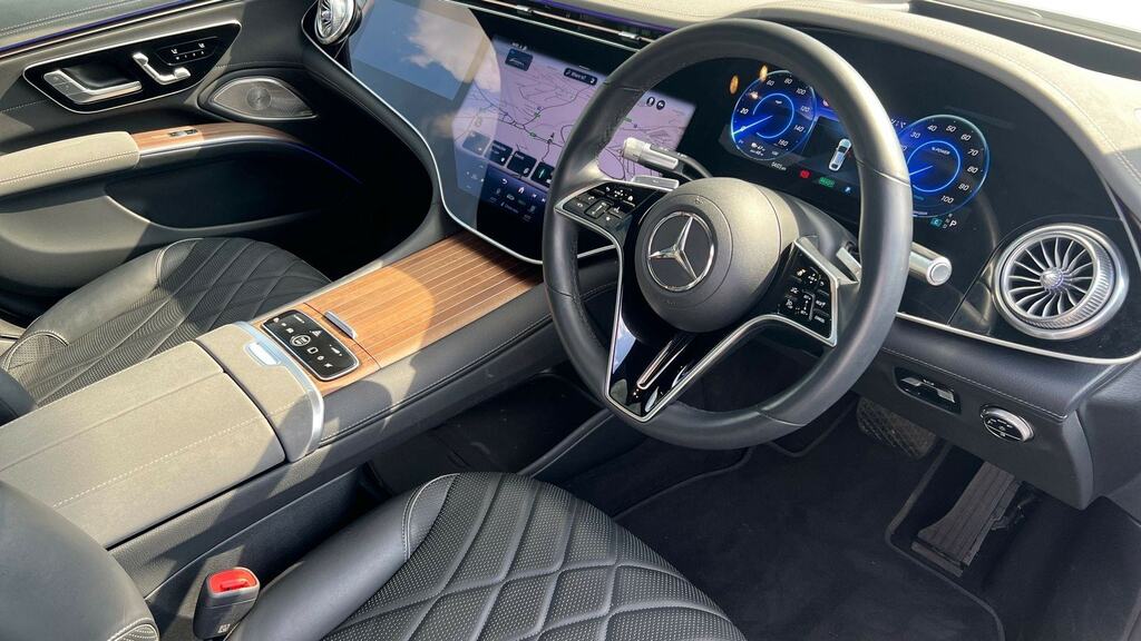 Mercedes-Benz EQS Hatchback White #3