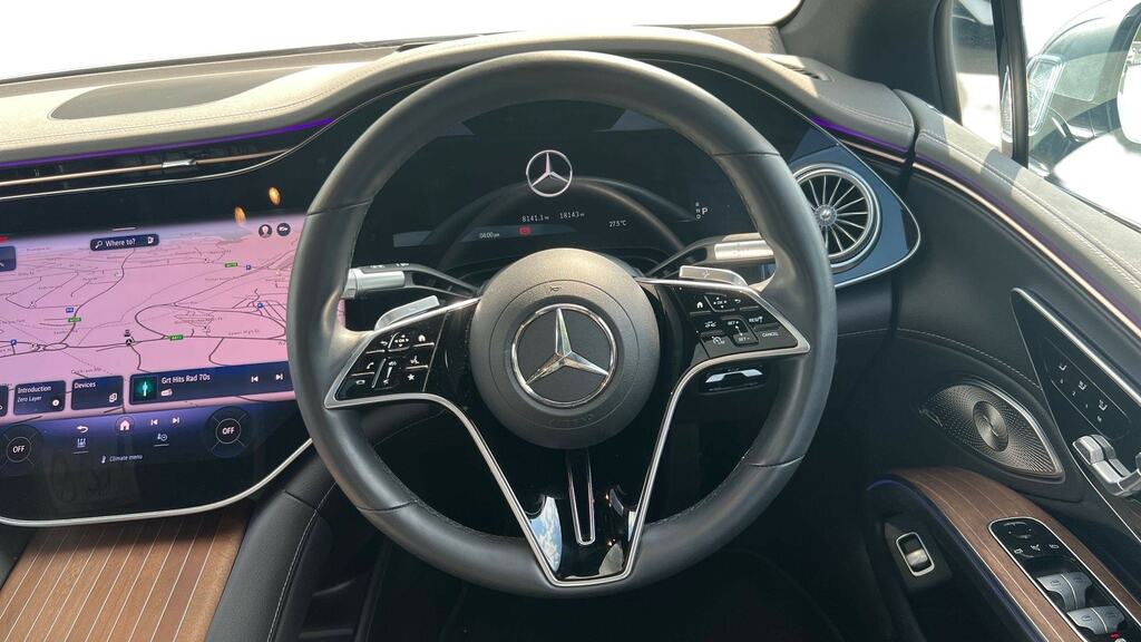 Mercedes-Benz EQS Hatchback White #9