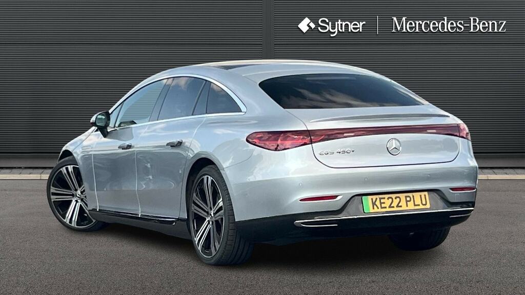 Mercedes-Benz EQS Hatchback White #2