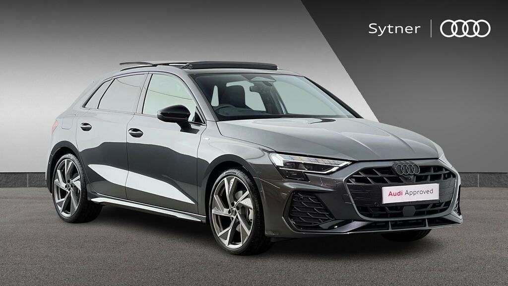 Audi A3 1.5 Tfsi 150 Black Ed S Tronic Tech Pack Pro Grey