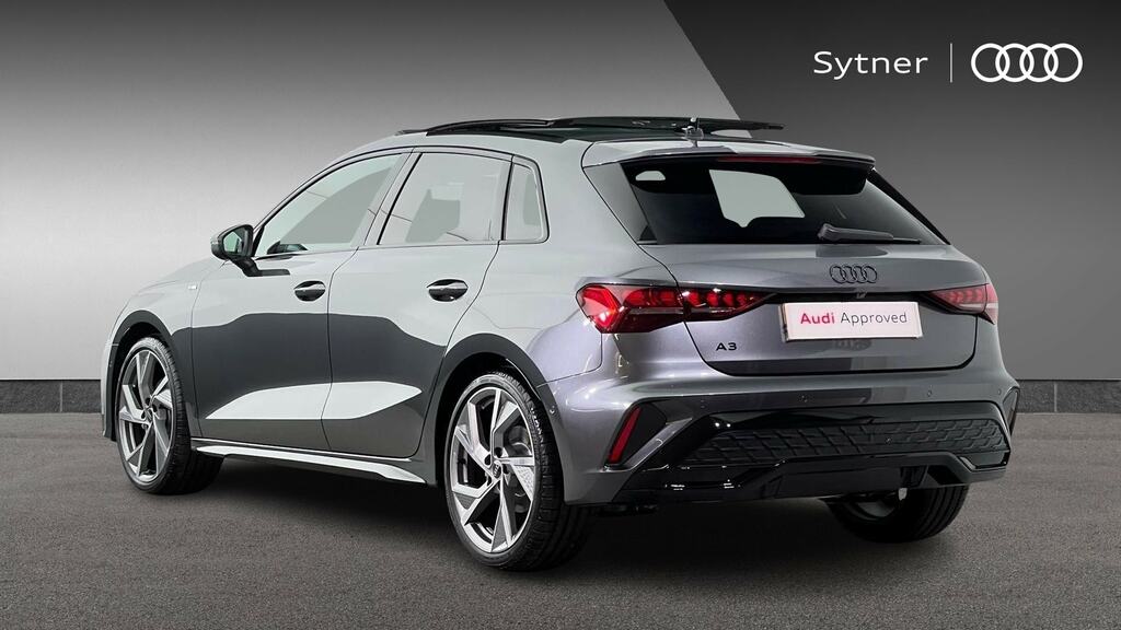 Audi A3 1.5 Tfsi 150 Black Ed S Tronic Tech Pack Pro CX75VYT Grey #3