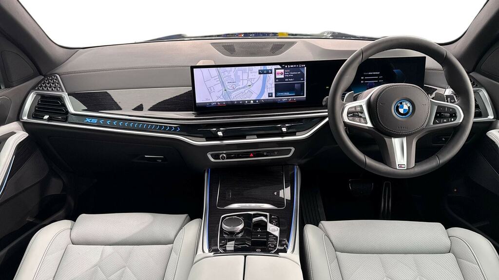BMW X5 Xdrive50e M Sport Blue #4
