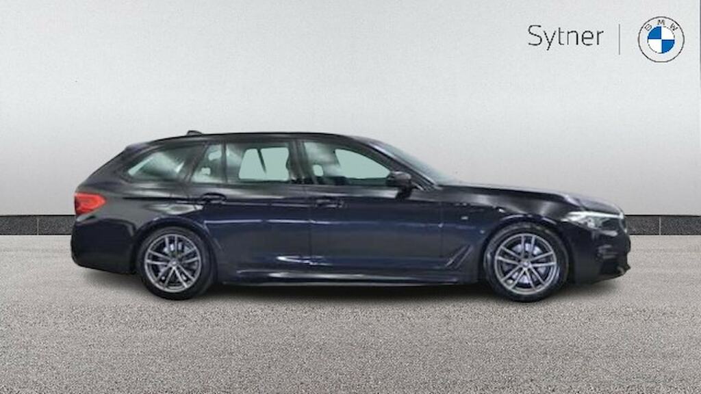 BMW 5 Series 520I M Sport YE19MXK Black #3