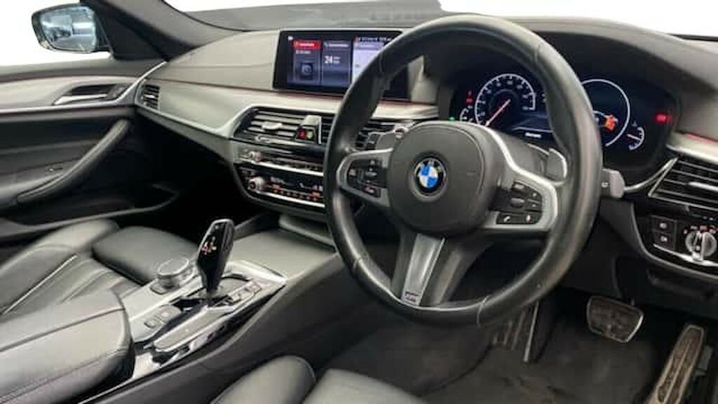 BMW 5 Series 520I M Sport YE19MXK Black #6