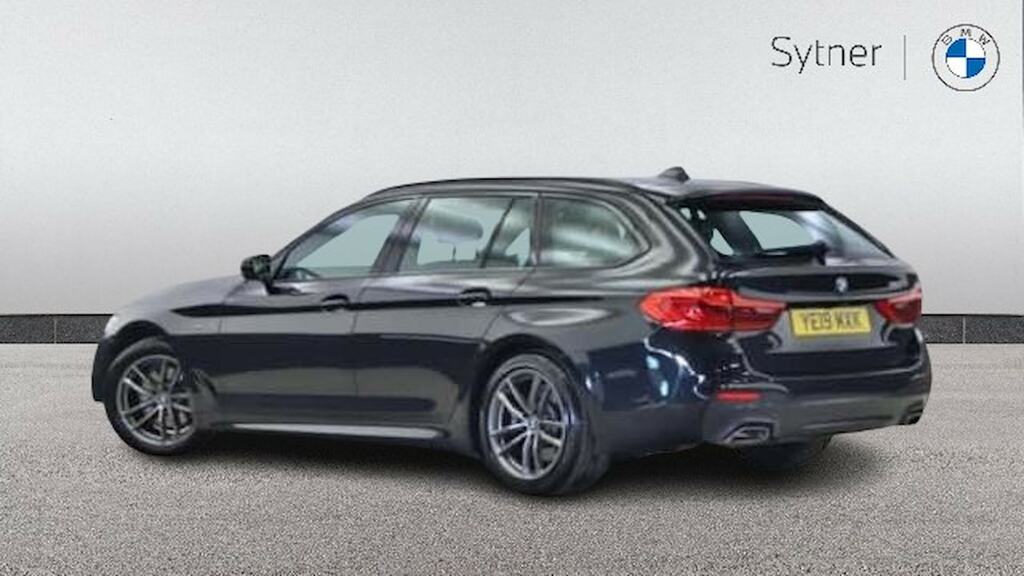 BMW 5 Series 520I M Sport YE19MXK Black #2