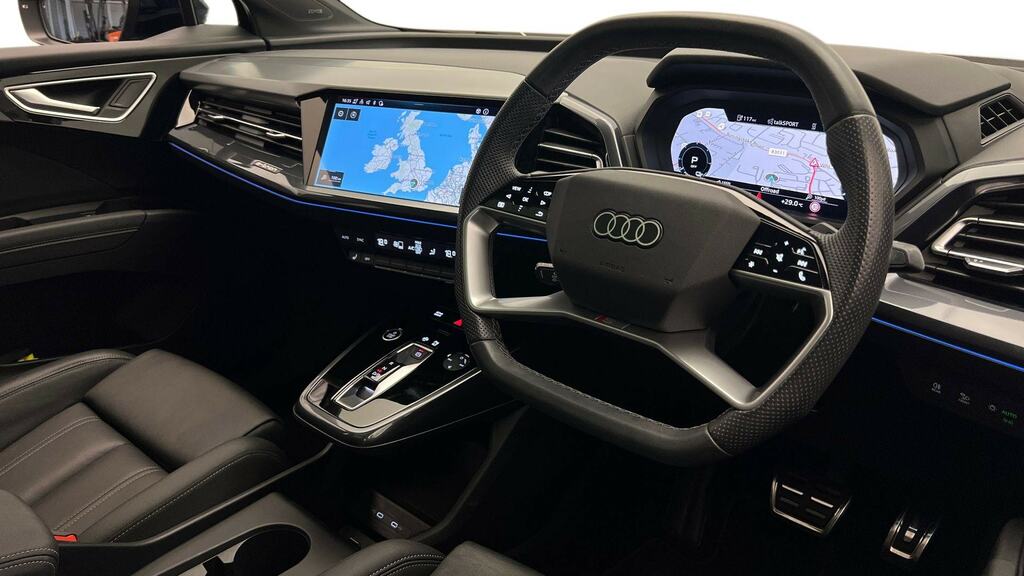 Audi Q4 E Tron 210Kw 45 82Kwh S Line Leathertech Pro FL74RWY Blue #6