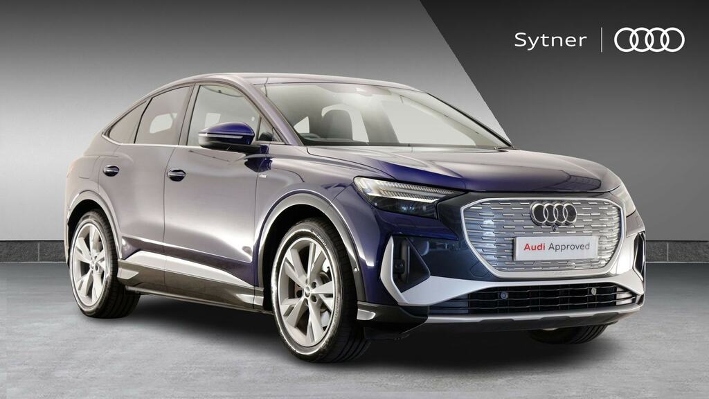 Audi Q4 E Tron 210Kw 45 82Kwh S Line Leathertech Pro Blue